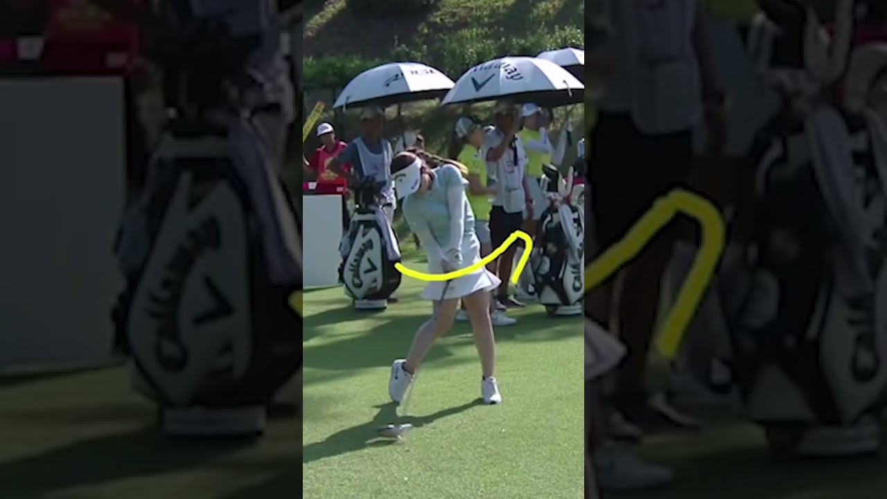 【解説】西村優菜 ドライバースウィング⛳️Yuna Nishimura Driver swing⭐️니시무라 유나 드라이버 스윙【SLOW MOTION】