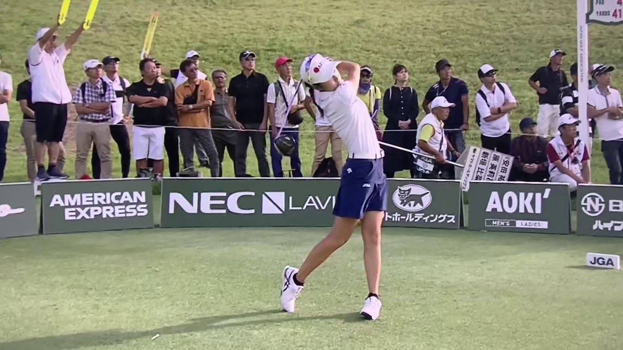 【ゴルフ】 安田祐香 ナイスショット 第52回日本女子オープン 第2日