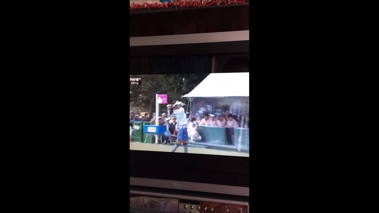 藤田光里ヤマハ最終日ティーショット