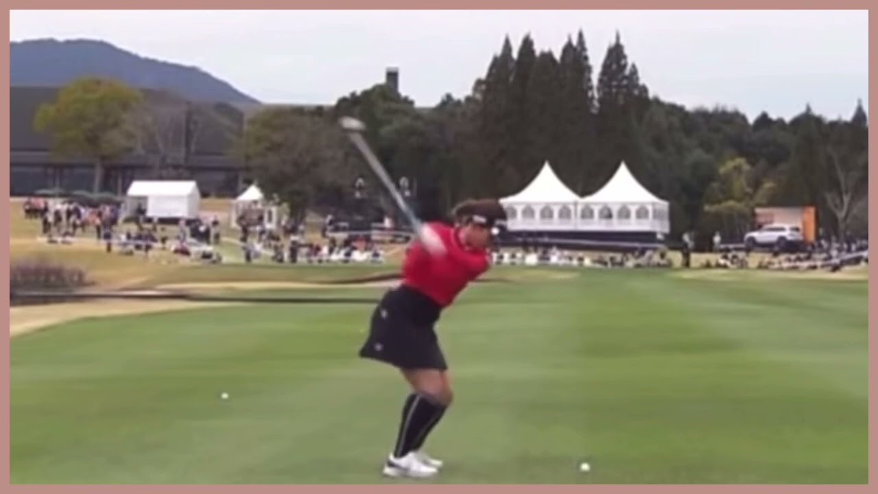 【ゴルフ】 吉本ひかる　スイング