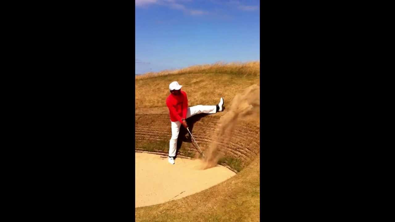 全英オープン 片山晋呉 新しい打ち方