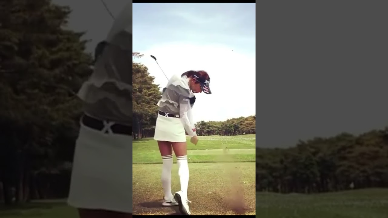 金田 久美子 インパクト　#shorts #golf