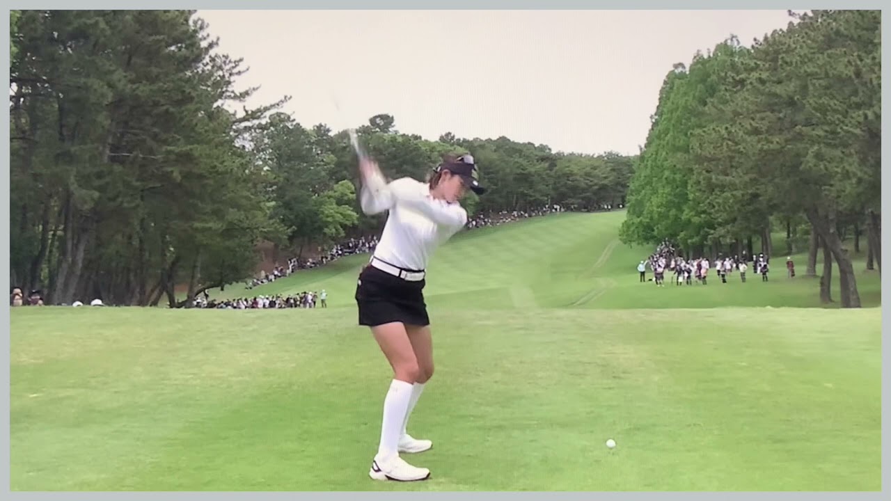 【ゴルフ】 原英莉花　スイング