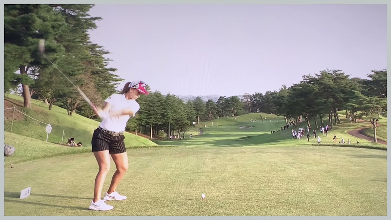 【ゴルフ】 上田桃子　スイング