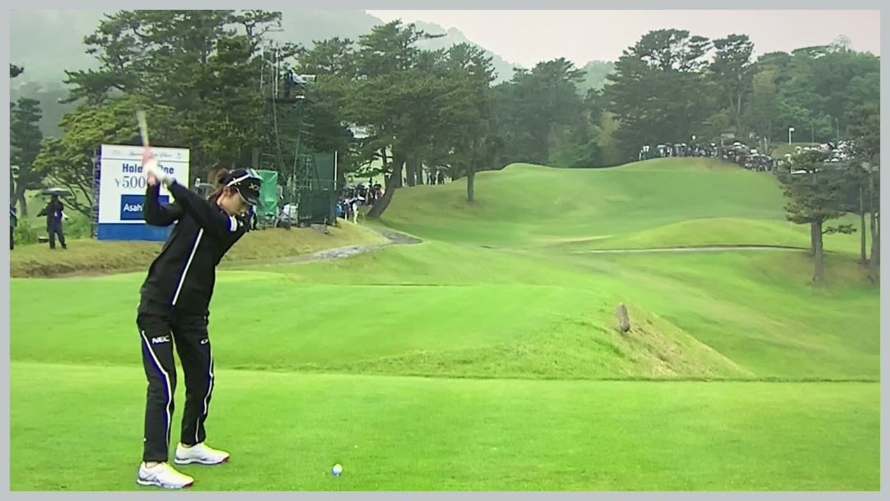 【ゴルフ】 安田祐香　スイング