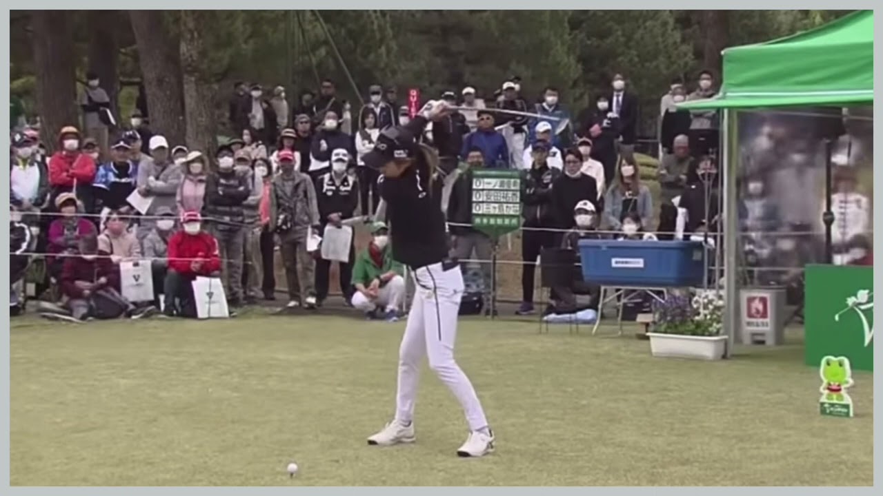 【ゴルフ】 安田祐香　スイング