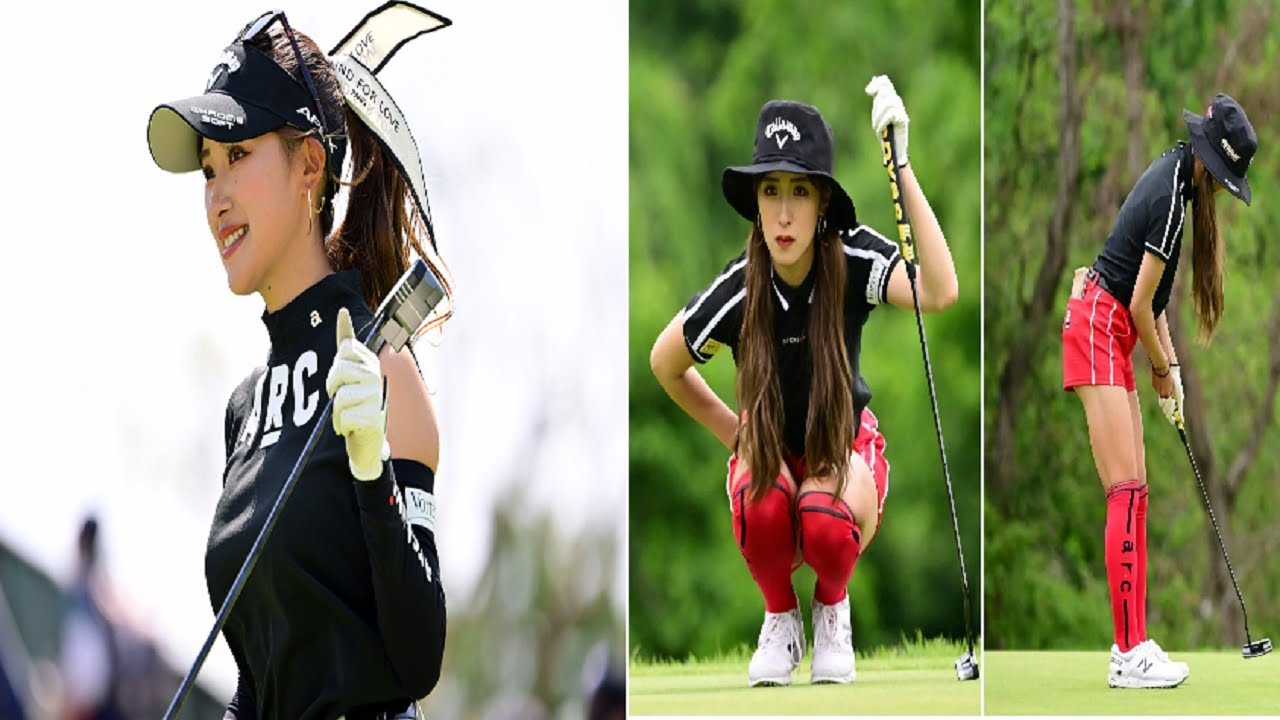 心機一転！❗  臼井麗香が超ド派手“ゴールド”ゴルフウエアで来季の巻き返しを狙う ⛳ 来シーズンへの準備 🏌️‍♀️