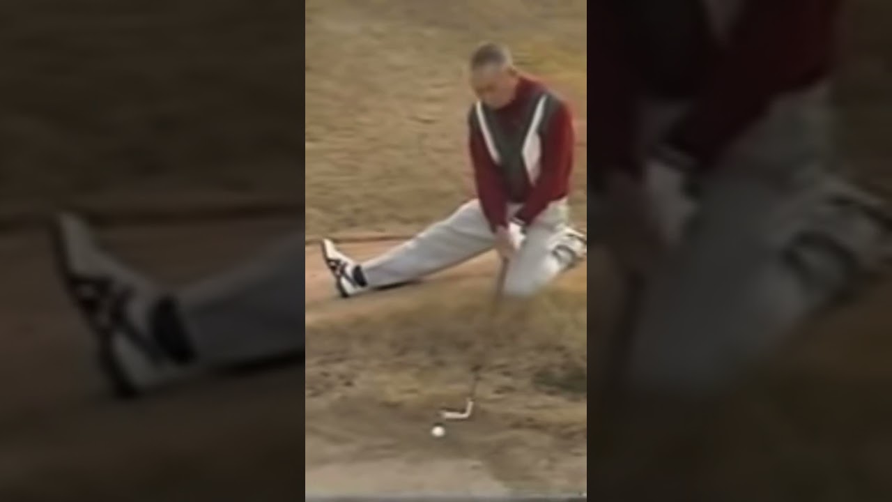 ジャンボ尾崎・青木功を育てた《林由郎流》〝秘技！膝立打ち！〟コツは『腕2本で勝負』　#golf #golfsport #playgolf #アプローチ #パーシモンhage #林由郎