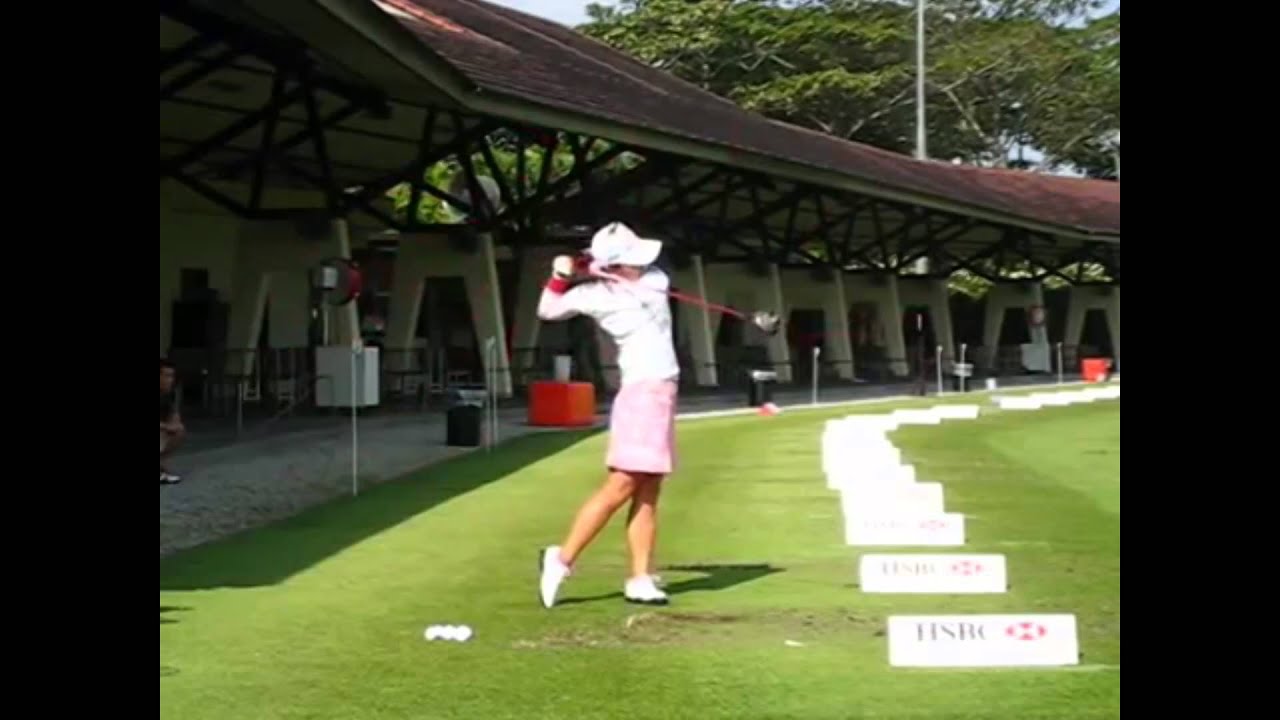 ゴルフ 女子 有村智恵 ドライバースイング　徹底分析