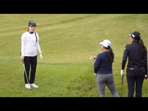 西村優菜選手が勝と堀琴音に説教されてるように見える絵