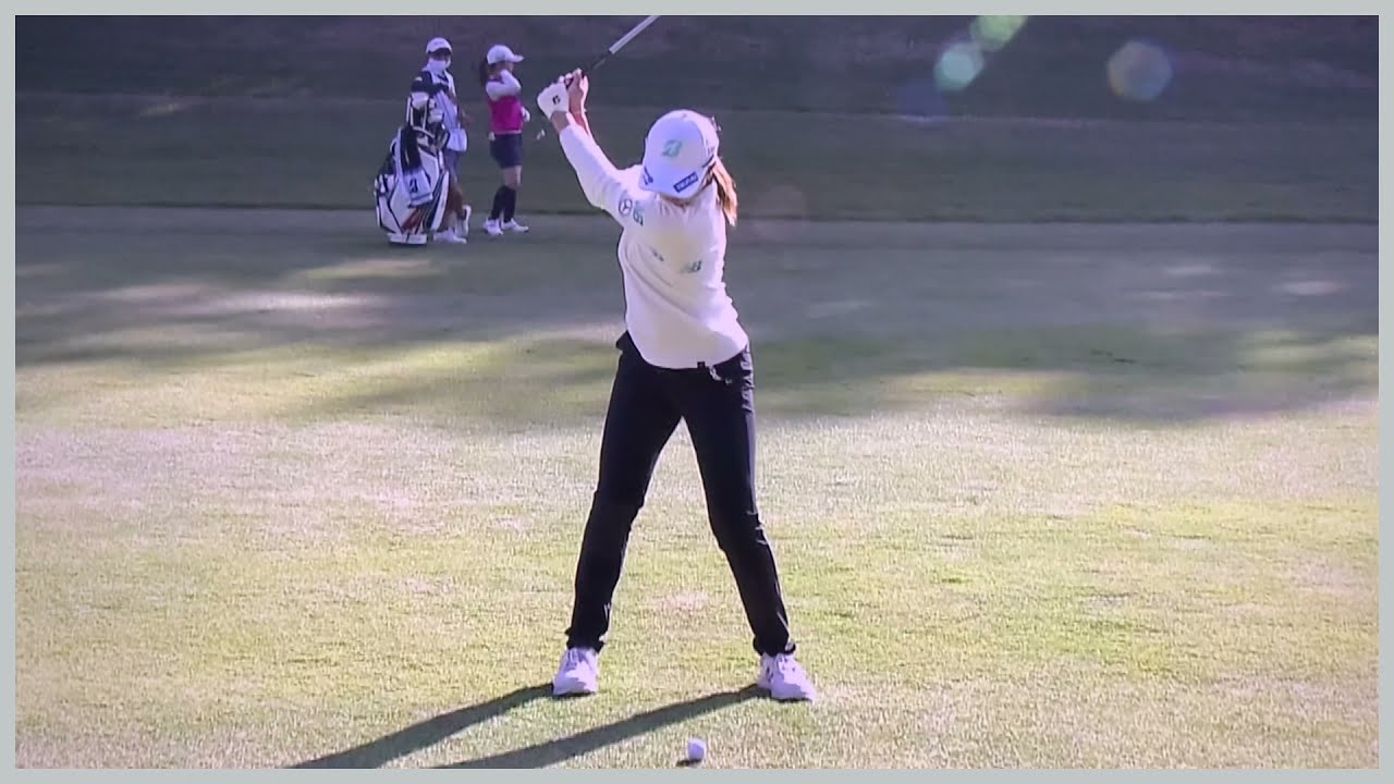 【ゴルフ】 稲見萌寧　スイング