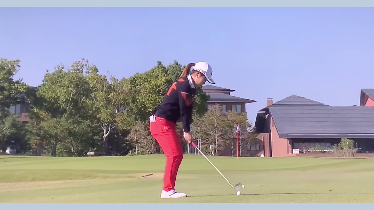 【ゴルフ】 古江彩佳 スイング