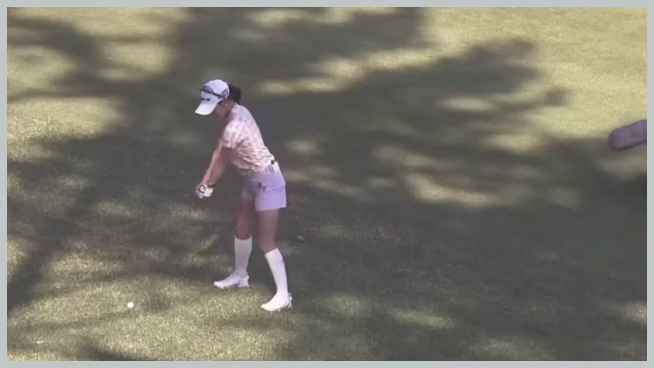 【ゴルフ】 鶴岡果恋　スイング