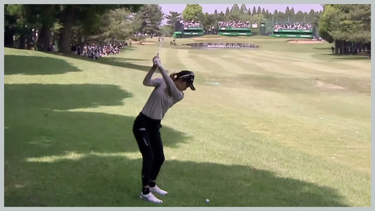 【ゴルフ】 安田祐香　スイング