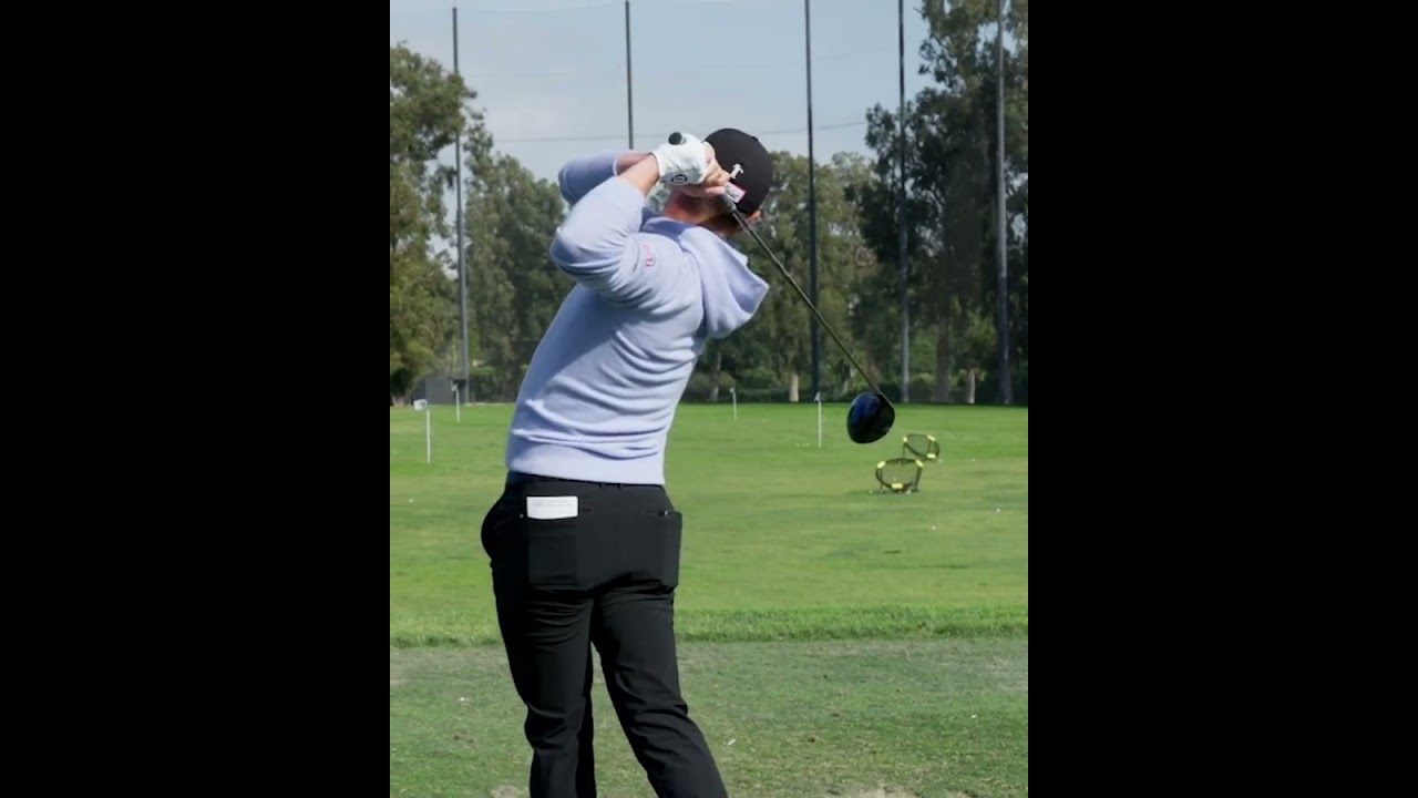 Justin Thomas au practice avec le TSR