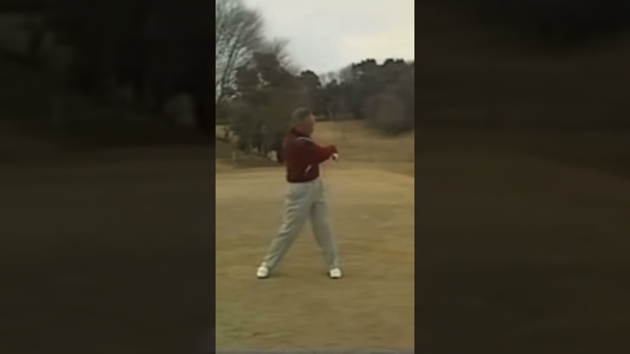 ジャンボ尾崎・青木功を育てた《林由郎流》フェードは左肘を〝サッと引く〟　 #golf #golfsport #playgolf #アプローチ #パーシモンhage #林由郎