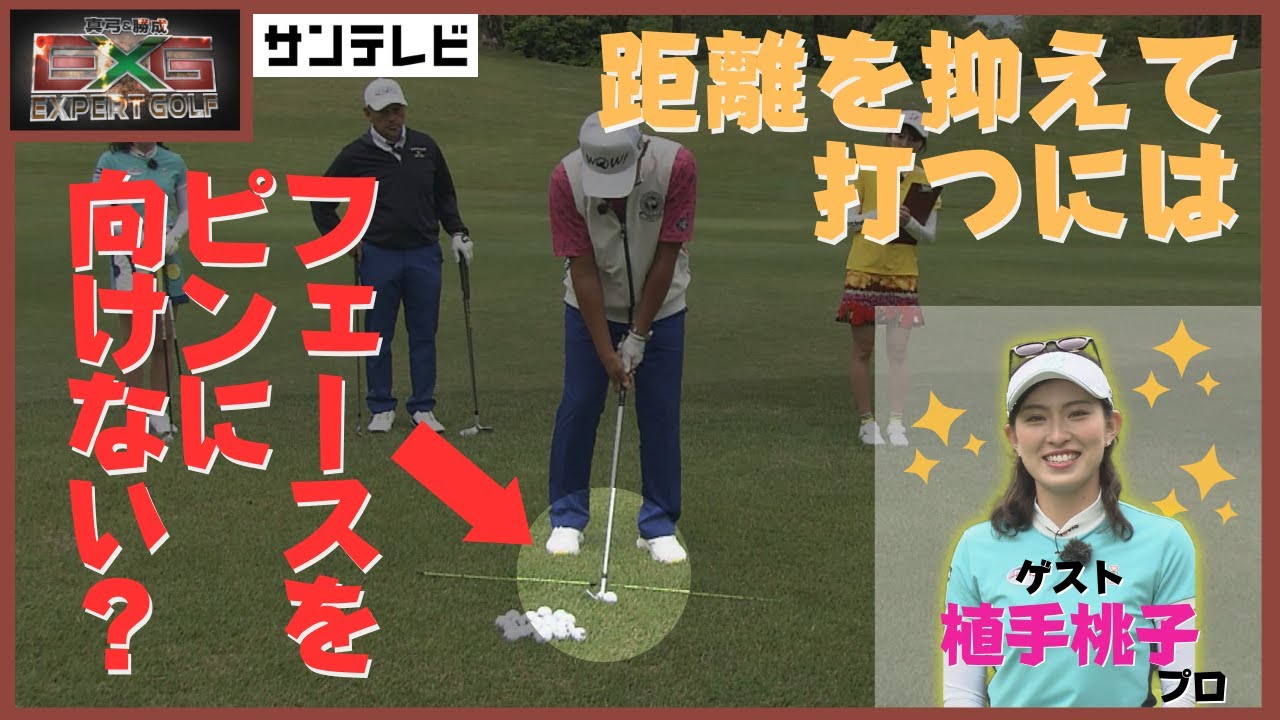 〈ラウンドレッスン〉距離を抑えて打つには？フェースの向きが大切！【真弓＆勝成Expert GOLF】#エキスパートゴルフ #植手桃子