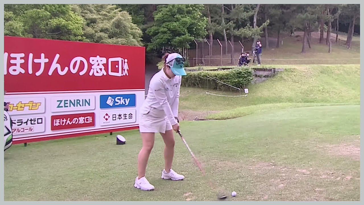 【ゴルフ】 西村優菜　スイング