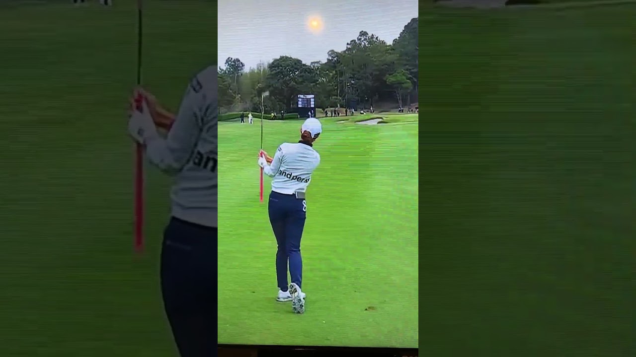 うますぎる　#金澤志奈 #女子プロ　#ゴルフ　#shorts #イーグル