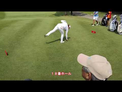 Honda LPGA Thailand 2023 初日15ー18番ホール　古江彩佳、アリヤ・ジュタヌガーン、アシュリ・ブハイ、