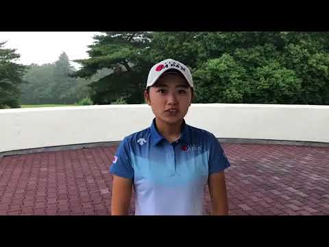 【日本女子アマチュアゴルフ選手権第2日　安田祐香選手インタビュー】