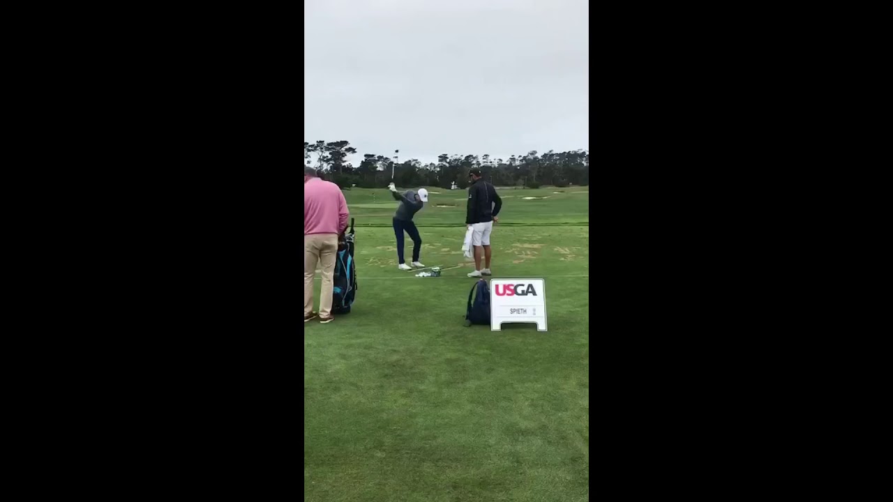 【最新】2019全英オープンゴルフ・ジョーダン・スピース・練習風景・通常・スロー・【2019 The Open　Jordan Spieth  swing】　初日　２０１９年７月１８日