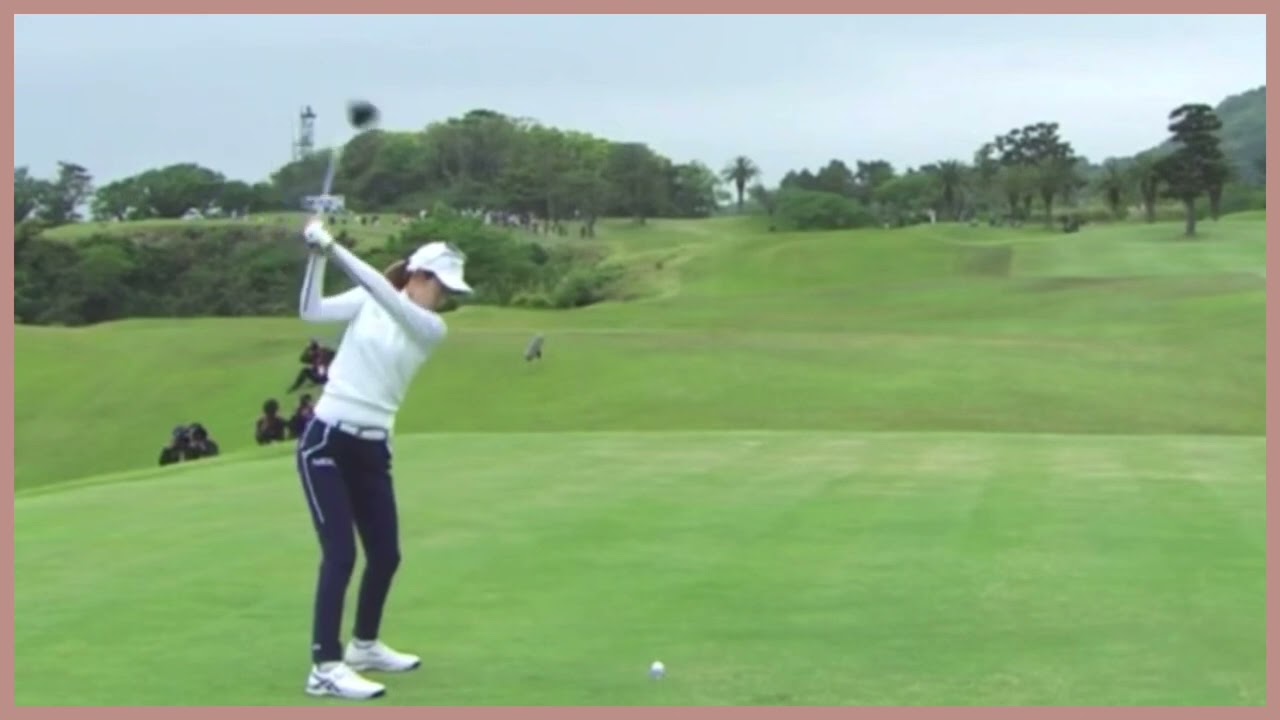 【ゴルフ】 安田祐香　スイング