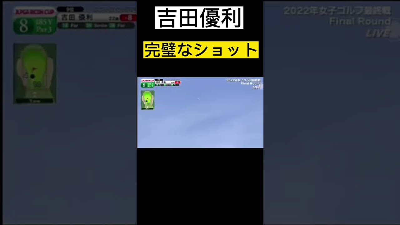 エピソード1 | お手本のようなショット【吉田優利】#ゴルフ #ゴルファー #golf #shorts