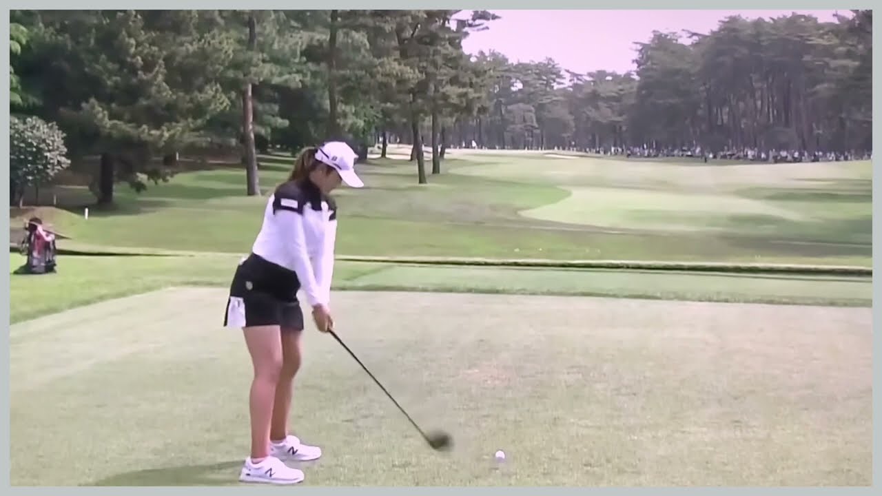 【ゴルフ】 稲見萌寧　スイング