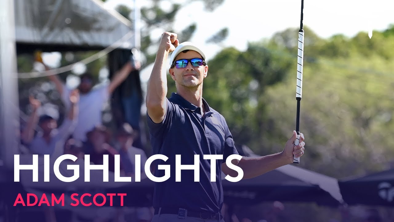 Adam Scott Round 2 Back 9 Highlights | 2022 Fortinet Australian PGA Championship