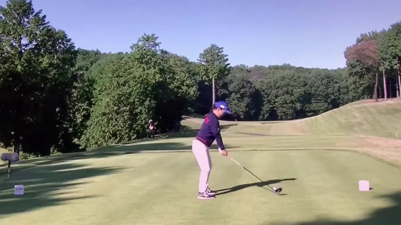 有村智恵 ゴルフ スイング