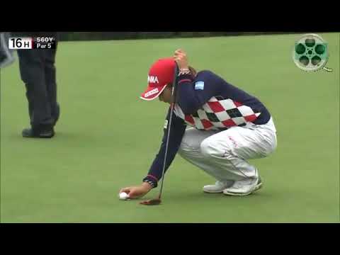 永井花奈　Kana Nagai　パッティングも絶好調な一日。（2017.10　埼玉にて）