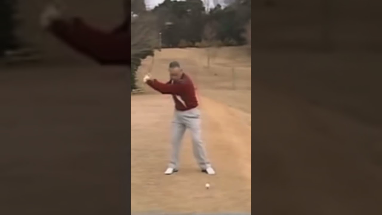 ジャンボ尾崎・青木功を育てた《林由郎プロ》ミスショットの多くは下半身の使い過ぎ‼️ #golf #golfsport #playgolf #ドライバー #パーシモンhage #林由郎