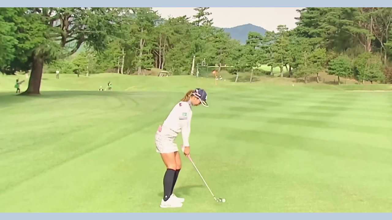 松田鈴英 ゴルフ スイング