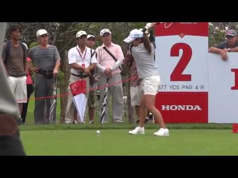 พัทยา Honda LPGA Thailand 2017 宮里藍ちゃんスタート Feb.23,2017.