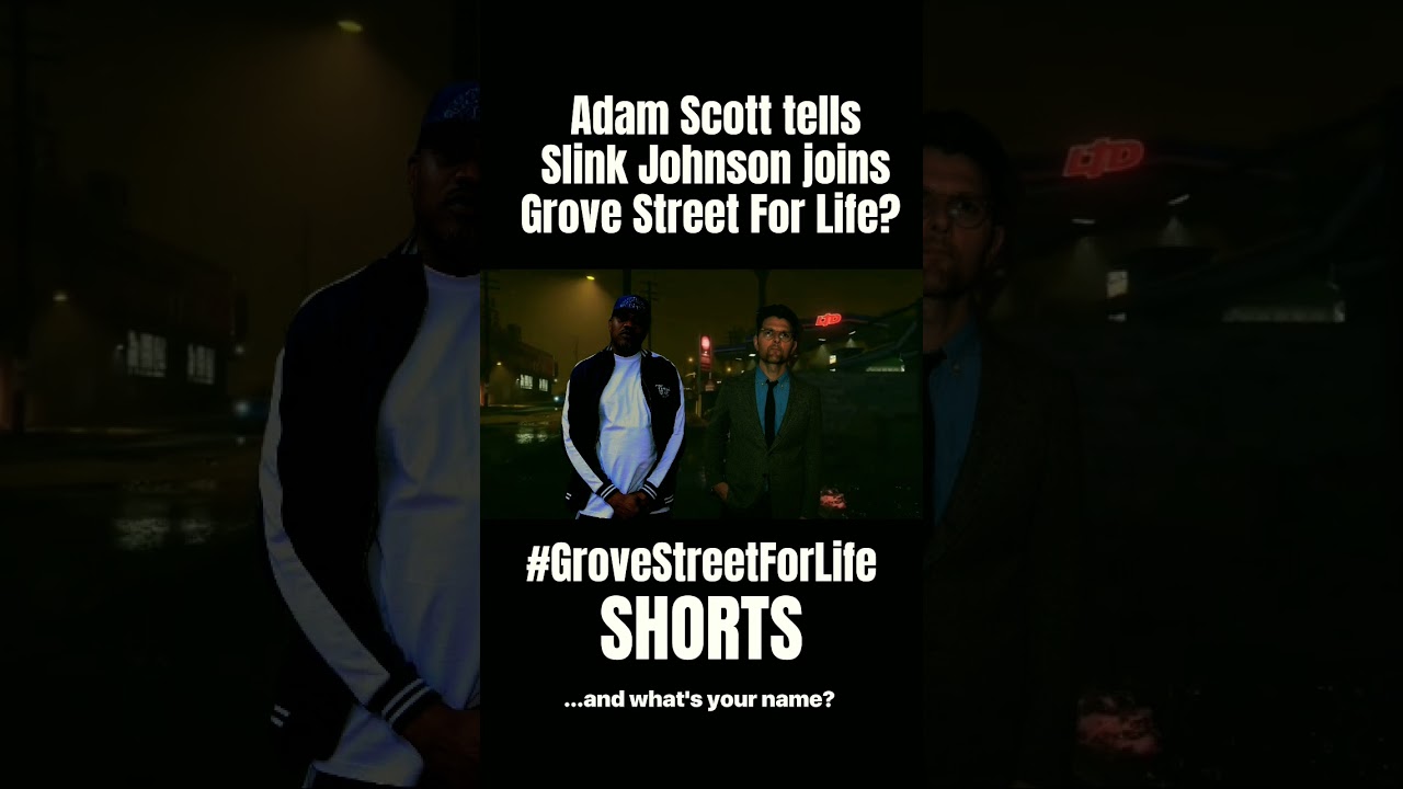 Adam Scott tell Slink Johnson join Grove Street For Life cast? 💚 #Shorts #PartyDown #SlinkJohnson