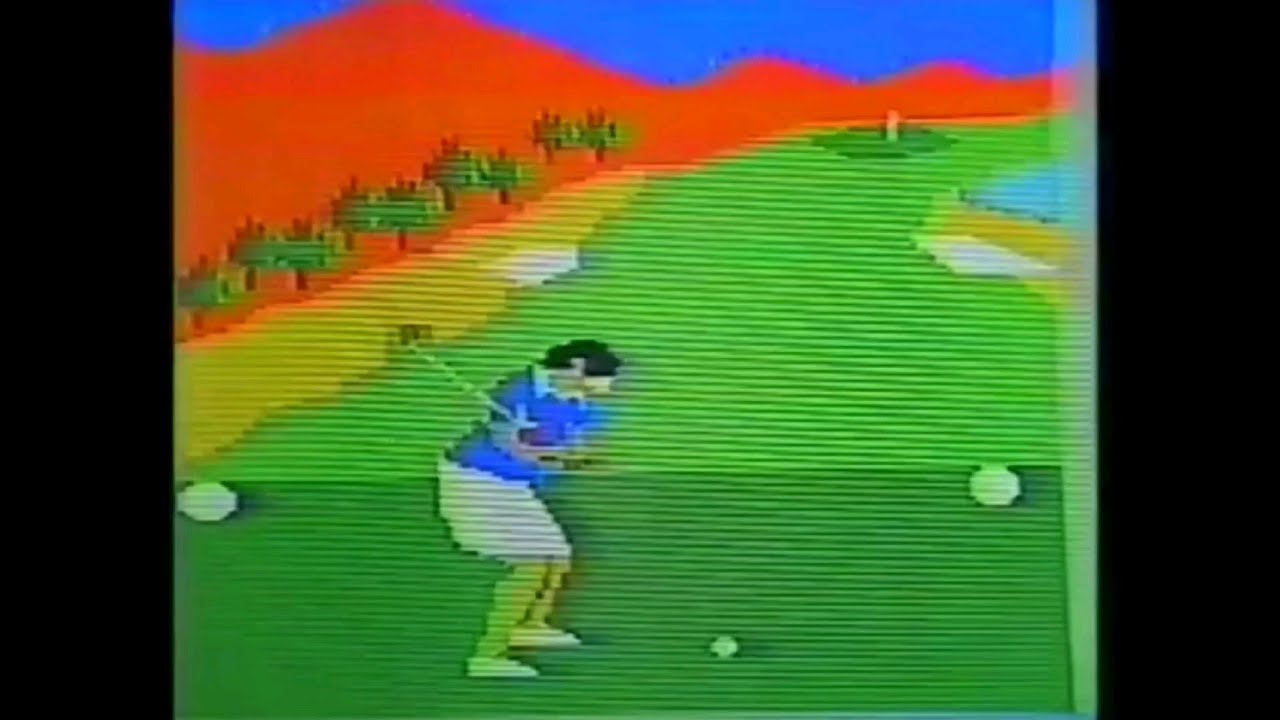 CM 1984 ツクダオリジナル オセロマルチビジョン 岡本綾子のマッチプレイゴルフ