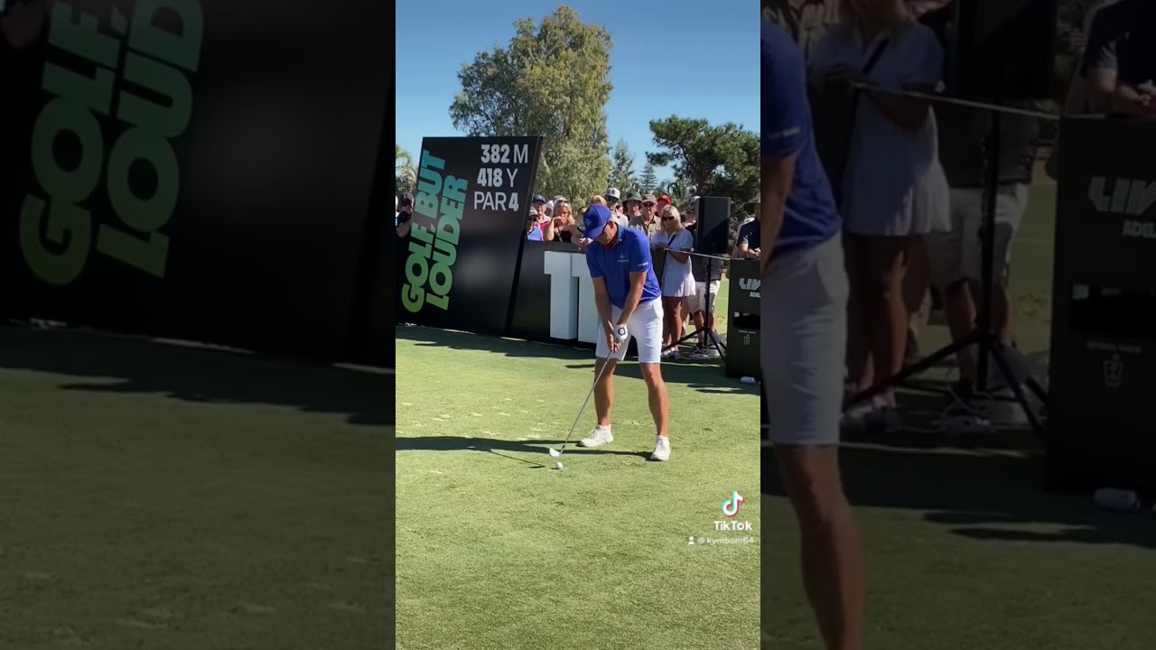 Henrik Stenson Tee Shot 11th Hole LIV Adelaide #golf #livgolf #livgolftour #golfdigest