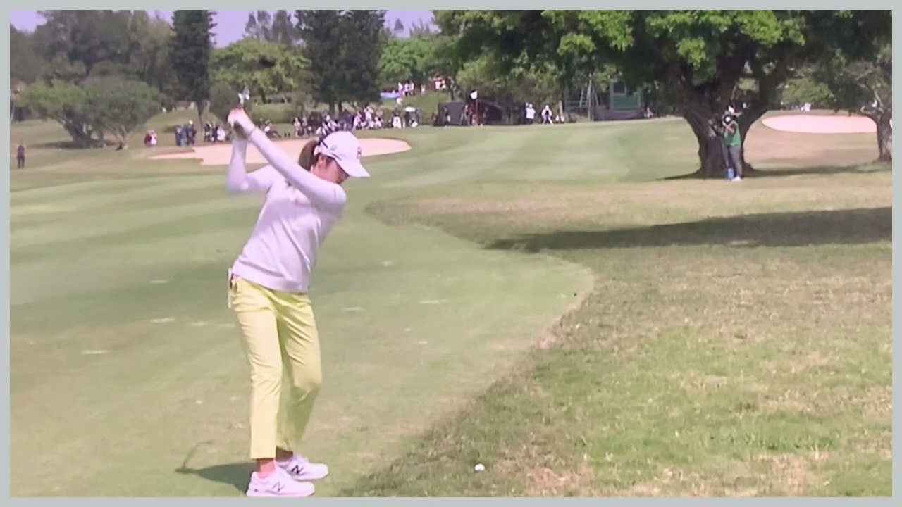 【ゴルフ】 稲見萌寧　スイング