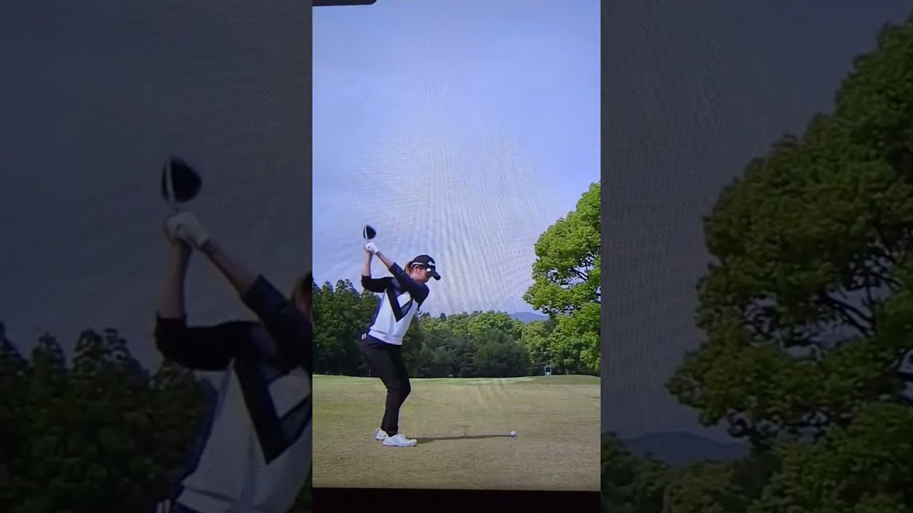 松森彩夏  バンテリンレディス 2日目 #shorts #ショート #松森彩夏