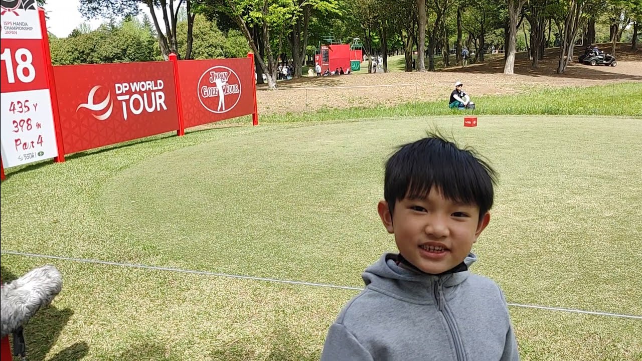 始めてゴルフ観戦に行ってきました😁🐤ISPSﾊﾝﾀﾞ選手権2023#石川遼#ｱｰﾆｰｴﾙｽ#ISPSHANDAchampionship#dpworldtour#ernieels#golf#junior