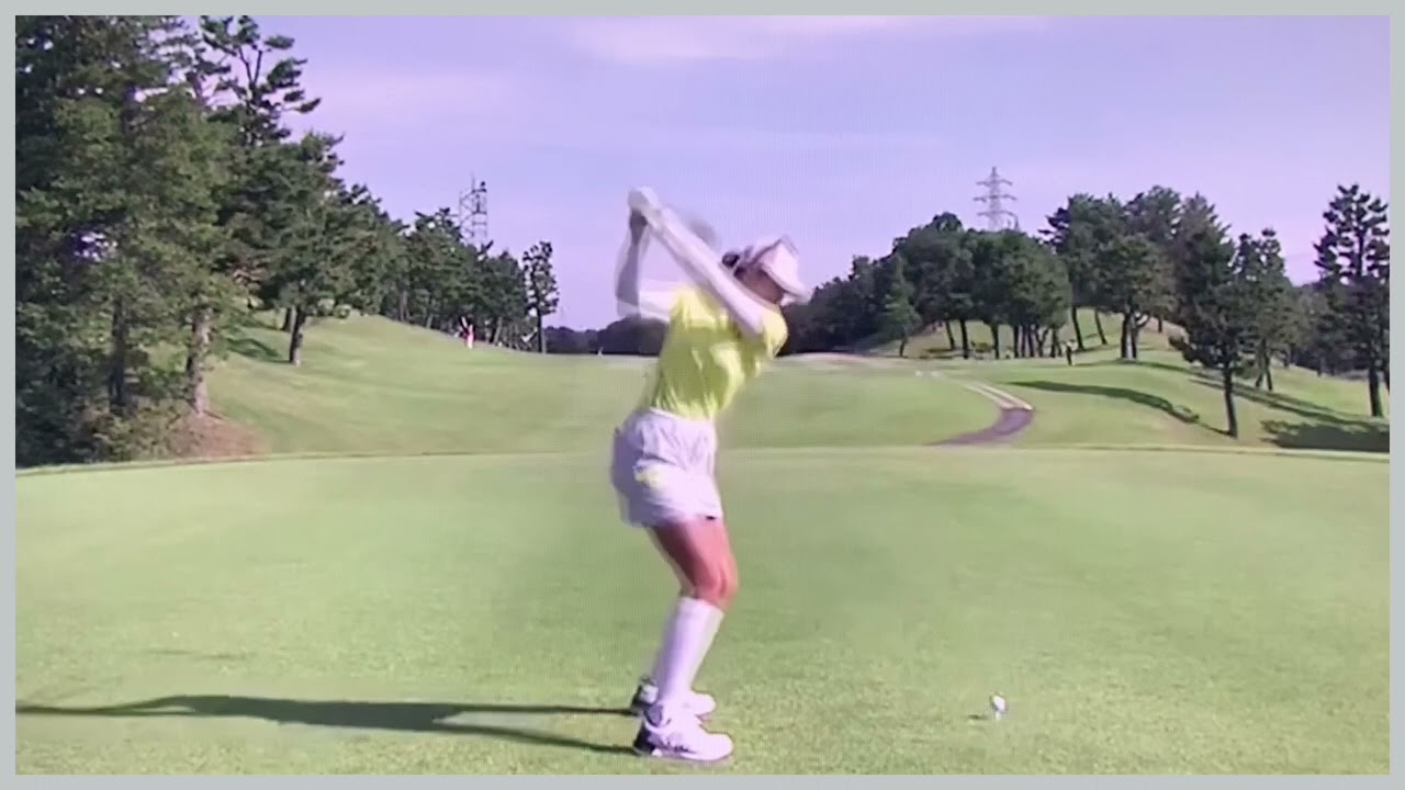 【ゴルフ】 原英莉花　スイング