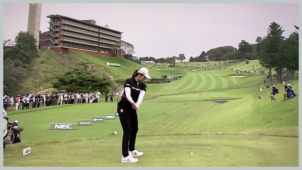 【ゴルフ】 稲見萌寧　スイング