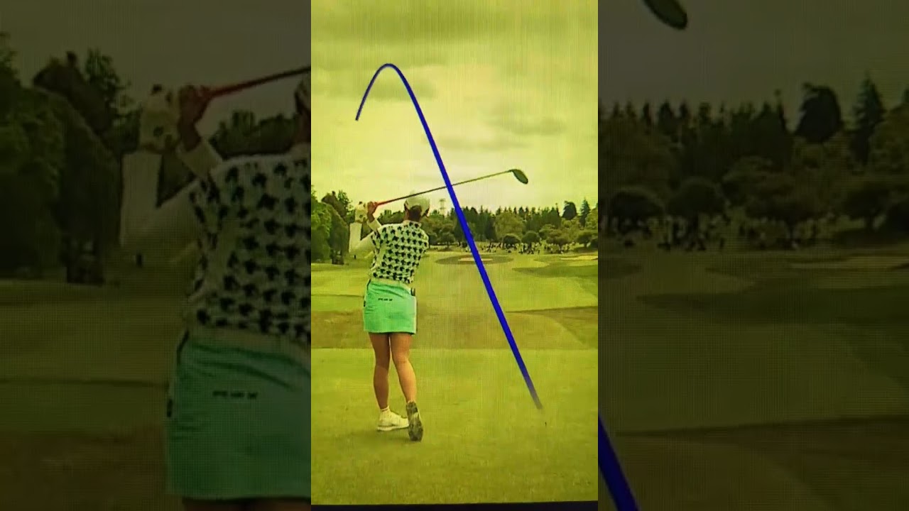 金澤志奈  パナソニックオープン 2日目 #shorts #金澤志奈