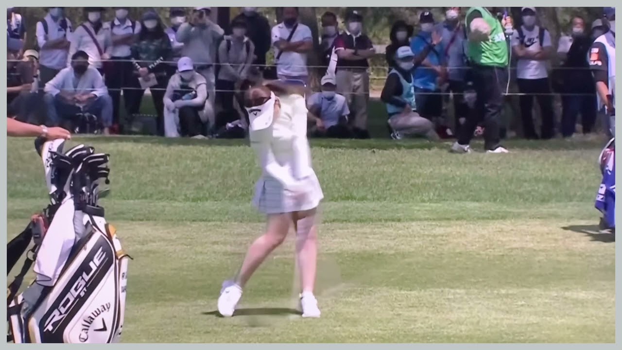【ゴルフ】 西村優菜　スイング
