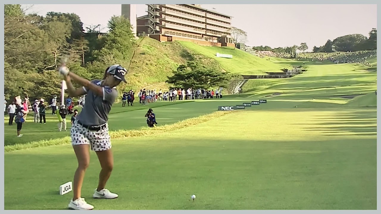 【ゴルフ】 上田桃子　スイング