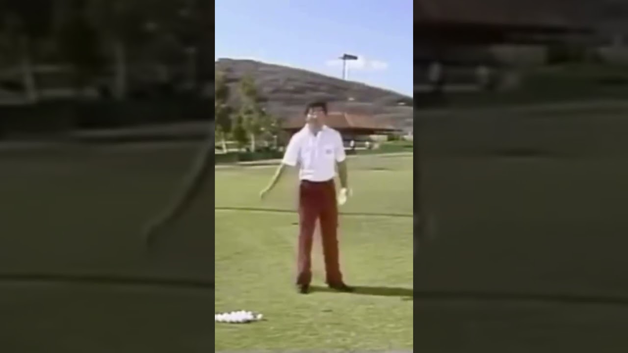 世界一美しいと言われていた若彼氏頃の中島常幸プロのフェアウェイウッド・2アイアンショット✨ #パーシモン #golf #パーシモンHAGE #中嶋常幸 #アイアンショット