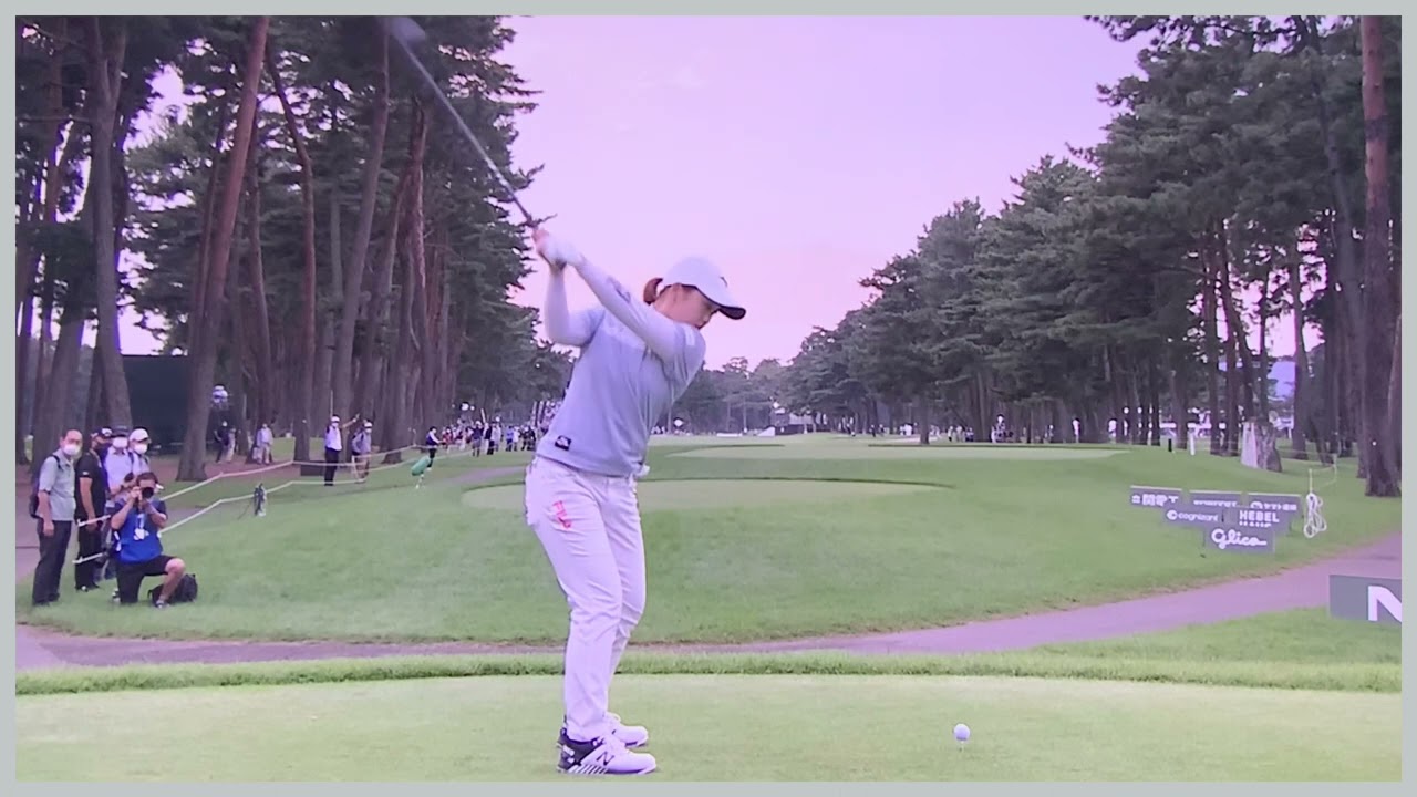 【ゴルフ】 西郷真央　スイング