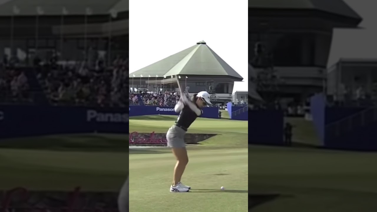 【ゴルフ】 安田祐香　スイング