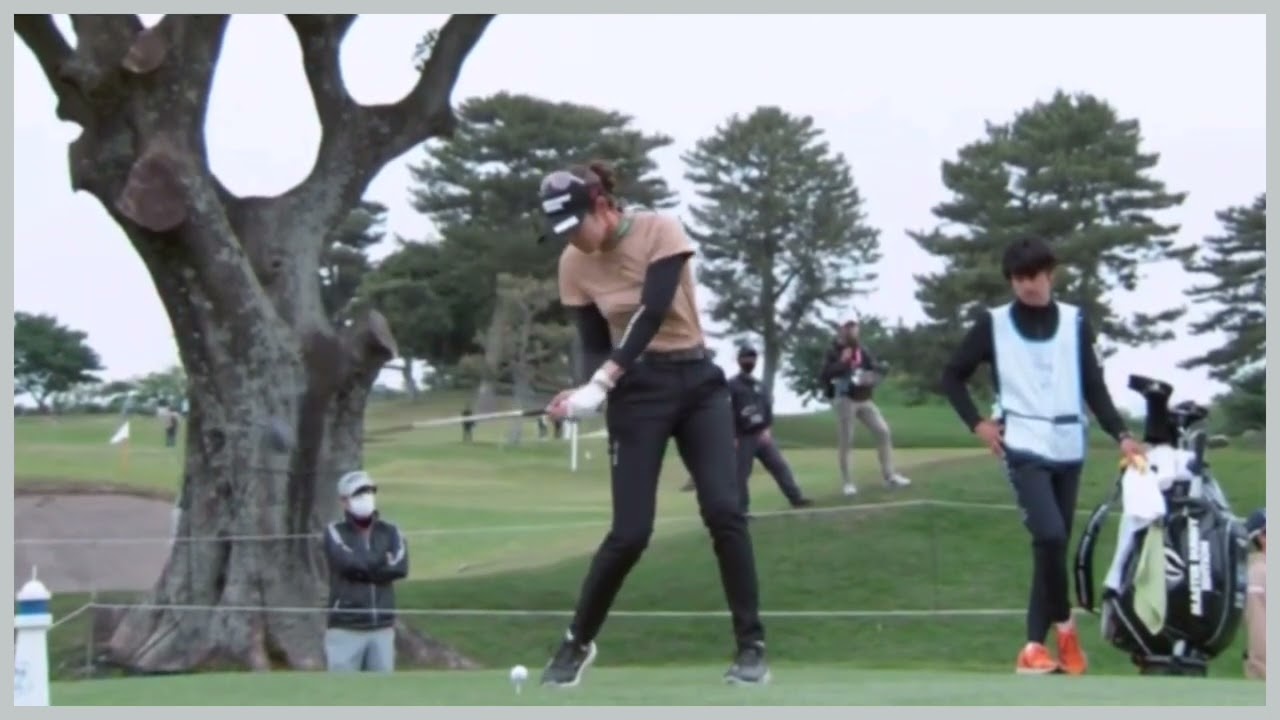 【ゴルフ】 原英莉花　スイング